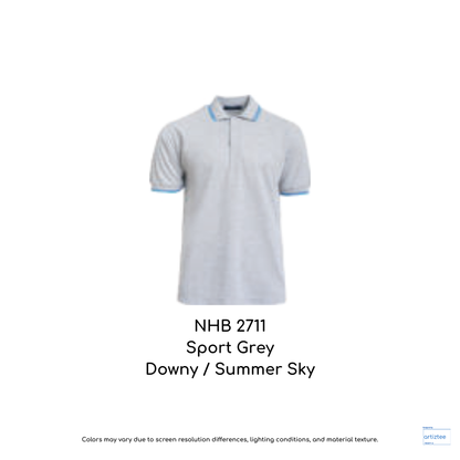Polo Saffron Unisex 220gsm Sport Grey Downy Summer Sky NHB2711