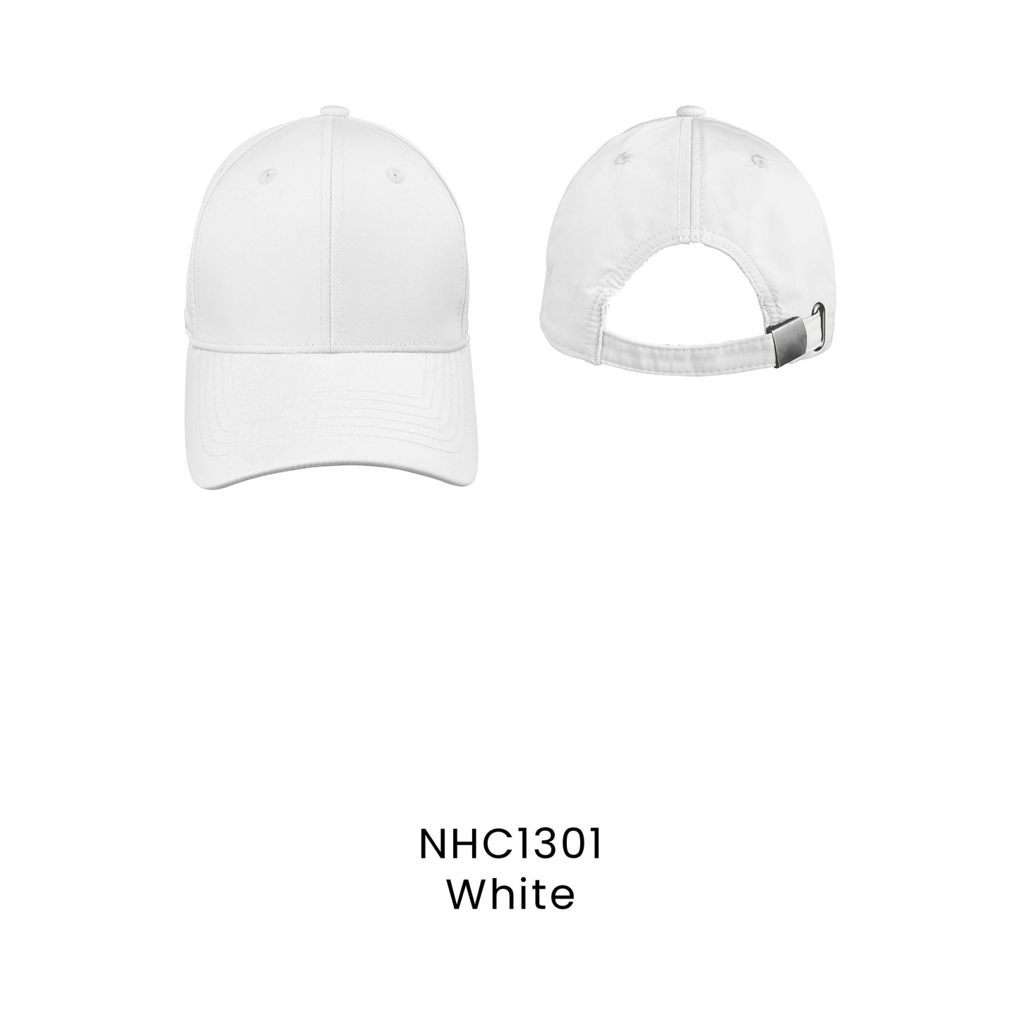 NHC1301 White - Baseball Cap - Nuvor