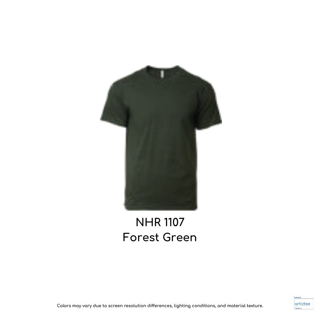 T-Shirt Adult Crew Neck Unisex 160gsm Forest Green | NHR1107