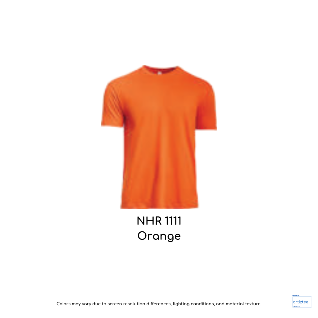T-Shirt Adult Crew Neck Unisex 160gsm Orange | NHR1111