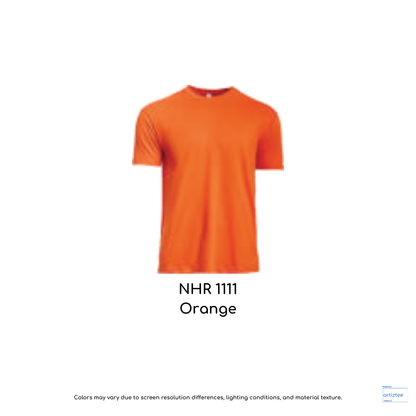 T-Shirt Adult Crew Neck Unisex 160gsm Orange | NHR1111