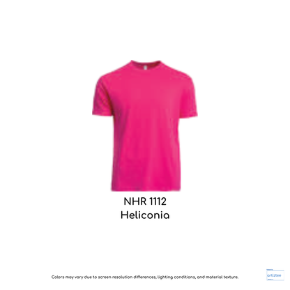 T-Shirt Adult Crew Neck Unisex 160gsm Heliconia | NHR1112