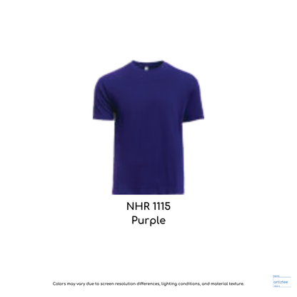 T-Shirt Adult Crew Neck Unisex 160gsm Purple | NHR1115