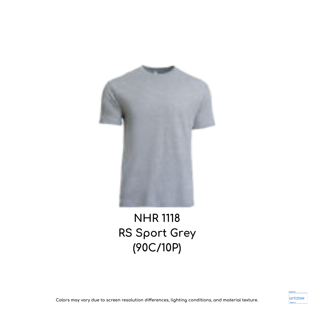T-Shirt Adult Crew Neck Unisex 160gsm RS Sport Grey | NHR1118