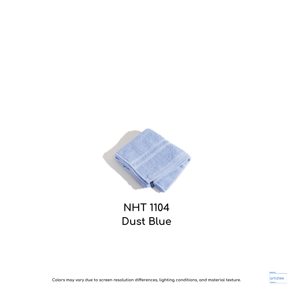 NHT1104 Dust Blue hand towel soft touch 80gsm