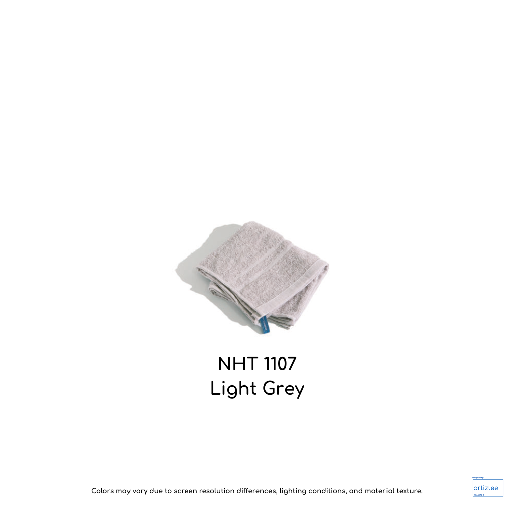 NHT1107 Light Grey hand towel soft touch 80gsm
