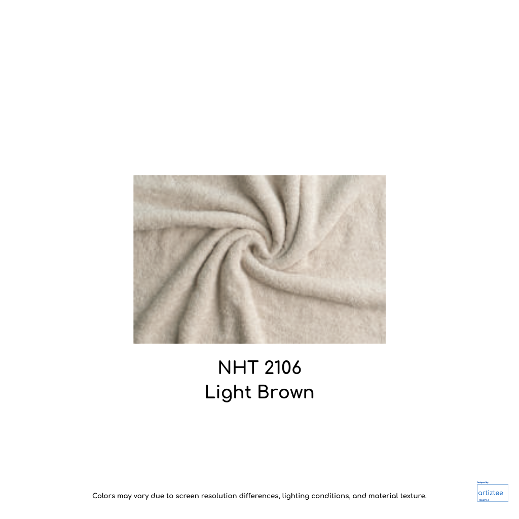 NHT2106 Light Brown spa towel soft touch 400gsm