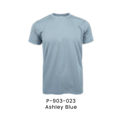 T-Shirt - AIRtec Quick Dry Microfiber Mini Mesh Unisex 150gsm | Ashley Blue | P-903-023 | Artiztee