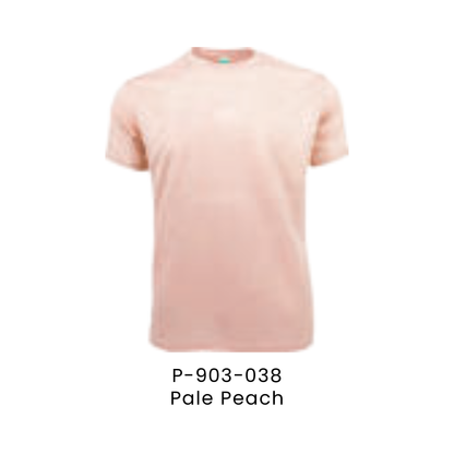 T-Shirt - AIRtec Quick Dry Microfiber Mini Mesh Unisex 150gsm | Pale Peach | P-903-038 | Artiztee