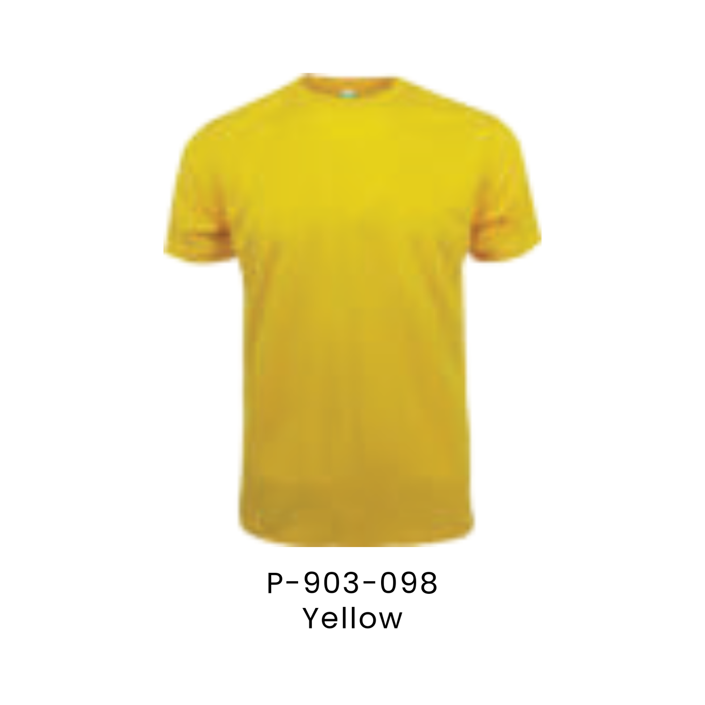 T-Shirt - AIRtec Quick Dry Microfiber Mini Mesh Unisex 150gsm | Yellow | P-903-098 | Artiztee