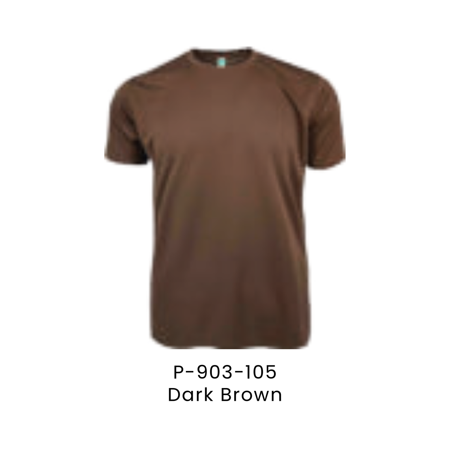 T-Shirt - AIRtec Quick Dry Microfiber Mini Mesh Unisex 150gsm | Dark Brown | P-903-105 | Artiztee