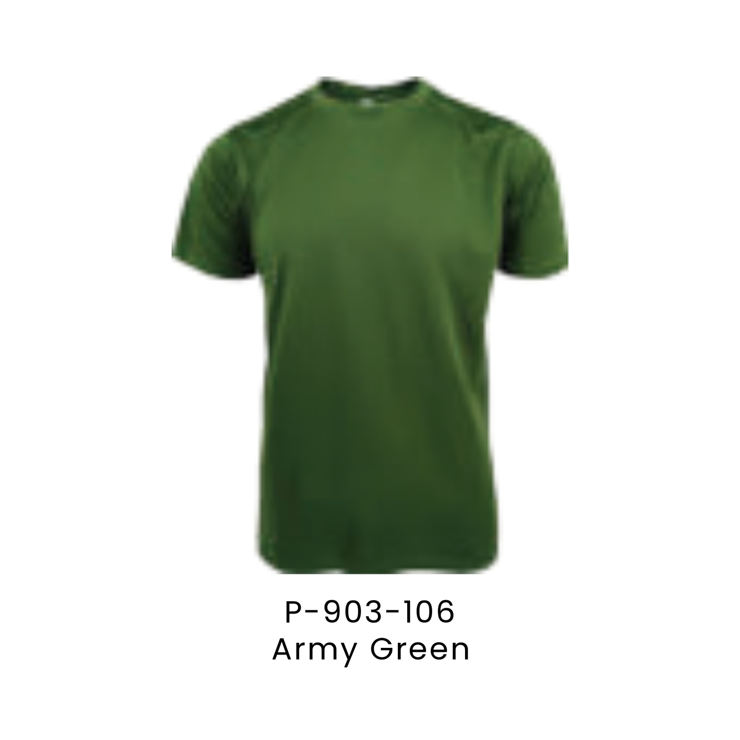 T-Shirt - AIRtec Quick Dry Microfiber Mini Mesh Unisex 150gsm | Army Green | P-903-106 | Artiztee