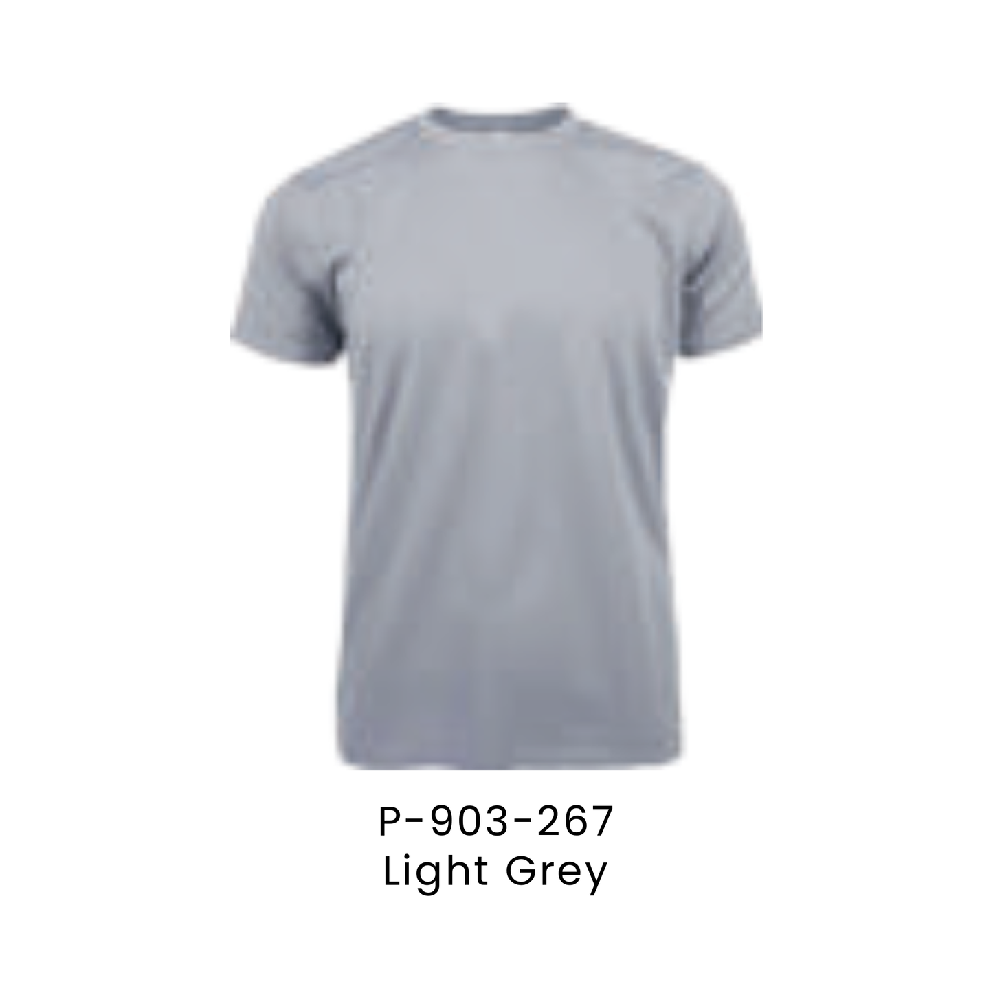 T-Shirt - AIRtec Quick Dry Microfiber Mini Mesh Unisex 150gsm | Light Grey | P-903-267 | Artiztee