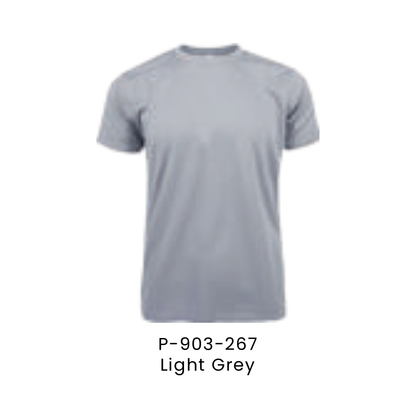 T-Shirt - AIRtec Quick Dry Microfiber Mini Mesh Unisex 150gsm | Light Grey | P-903-267 | Artiztee