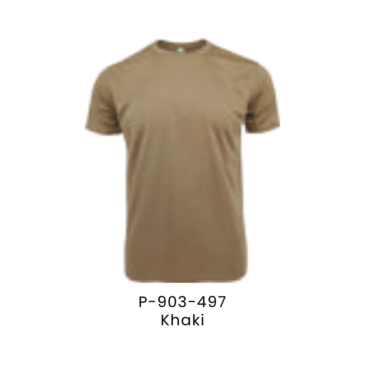 T-Shirt - AIRtec Quick Dry Microfiber Mini Mesh Unisex 150gsm | Khaki | P-903-497 | Artiztee