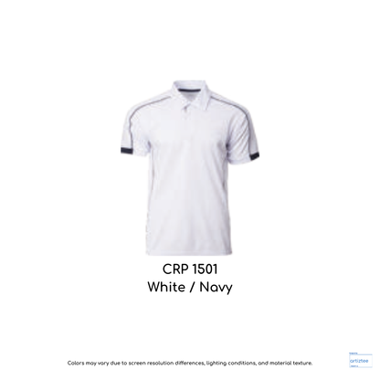 Polo Finisher Unisex 160gsm CRP1501 White Navy
