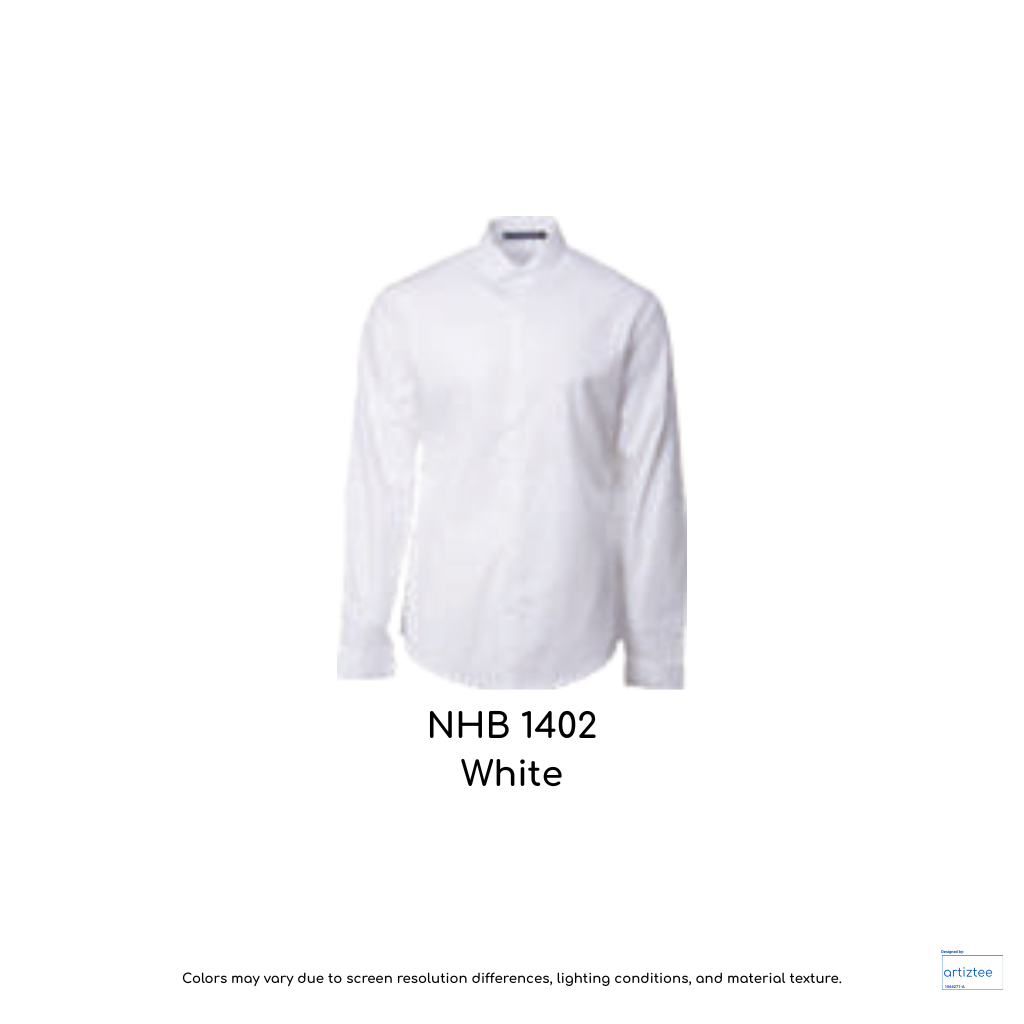 Premium Oxford Shirt Unisex 160gsm NHB1402 White