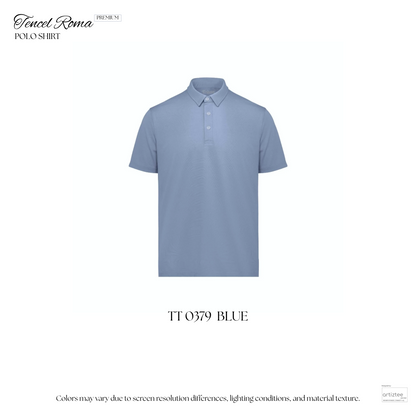 Premium Tencel Roma Polo Shirt | Blue | TT0379
