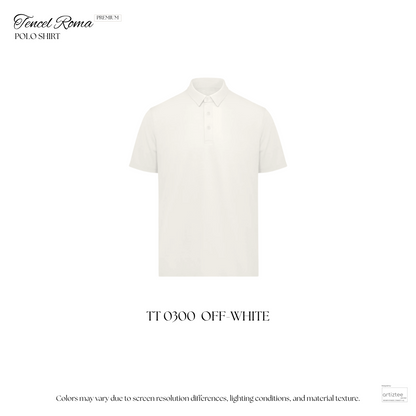 Premium Tencel Roma Polo Shirt | White | TT0300