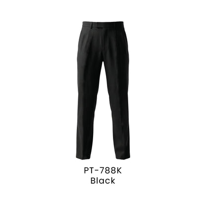 Slack Pants - Tetron Rayon | PT-788K | Black | PT-788K | Artiztee
