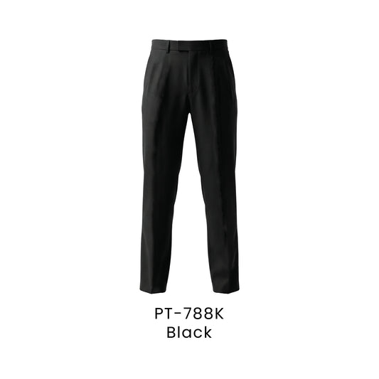 Slack Pants - Tetron Rayon | PT-788K | Black | PT-788K | Artiztee