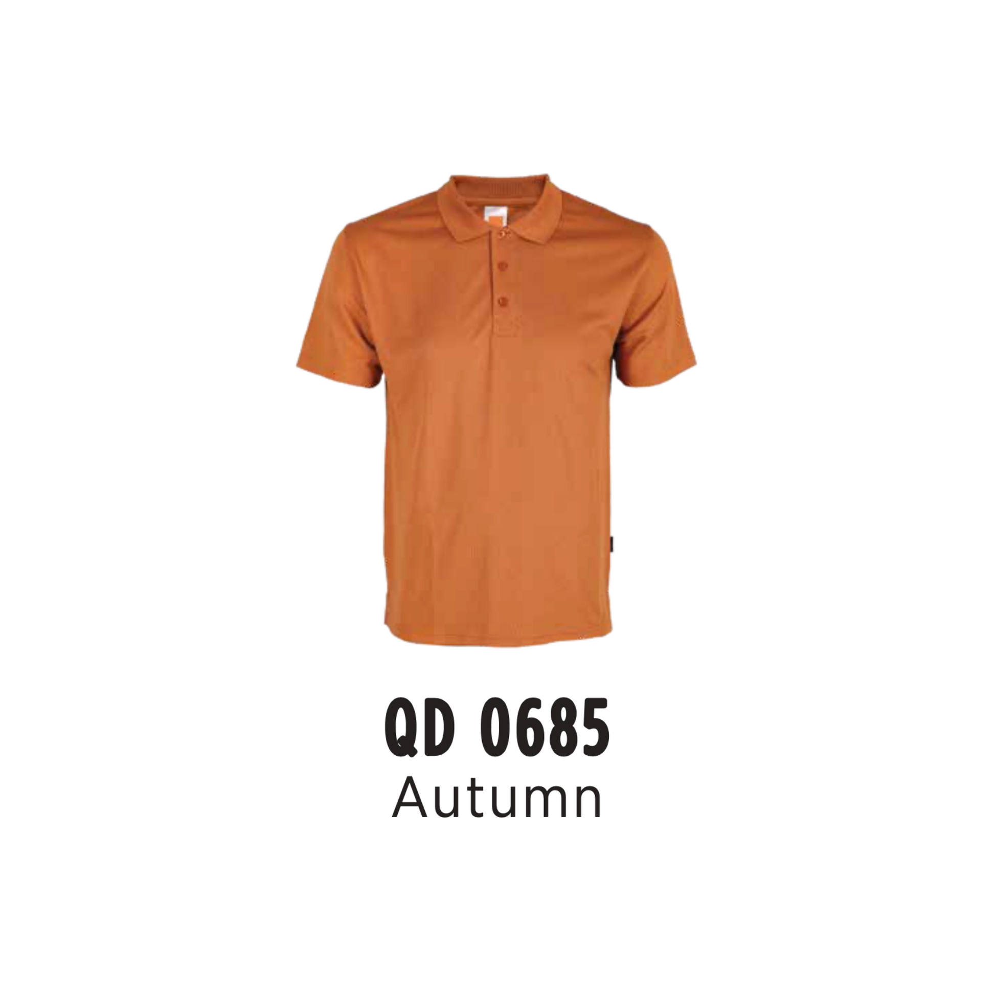 Custom Polo - Unisex Microfibre Eyelet Short Sleeve Polo Shirt | Plain | Autumn | QD0685