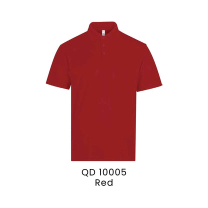 QD 10005 Red - QD100 polo shirt