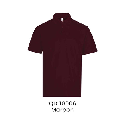QD 10006 Maroon - QD100 polo shirt