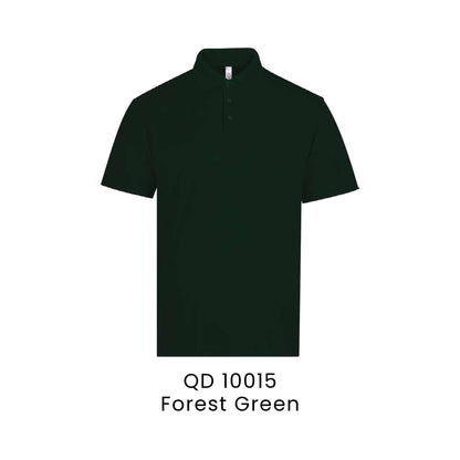 QD 10015 Forest Green - QD100 polo shirt