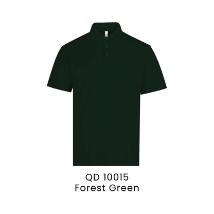 QD 10015 Forest Green - QD100 polo shirt