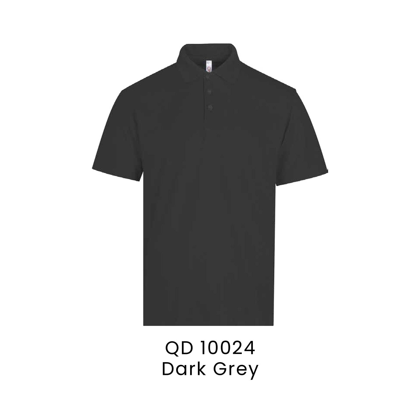 QD 10024 Dark Grey - QD100 polo shirt