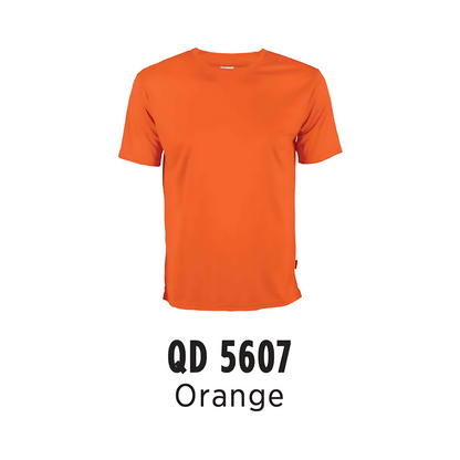 T-Shirt | Polyester Interlock | Unisex | 150gsm | Orange | QD5607