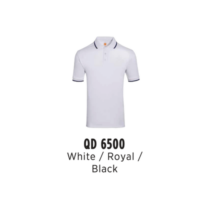 qd6500-custom-polo-unisex-microfibre-tipped-collar-and-cuff-white-royal-black