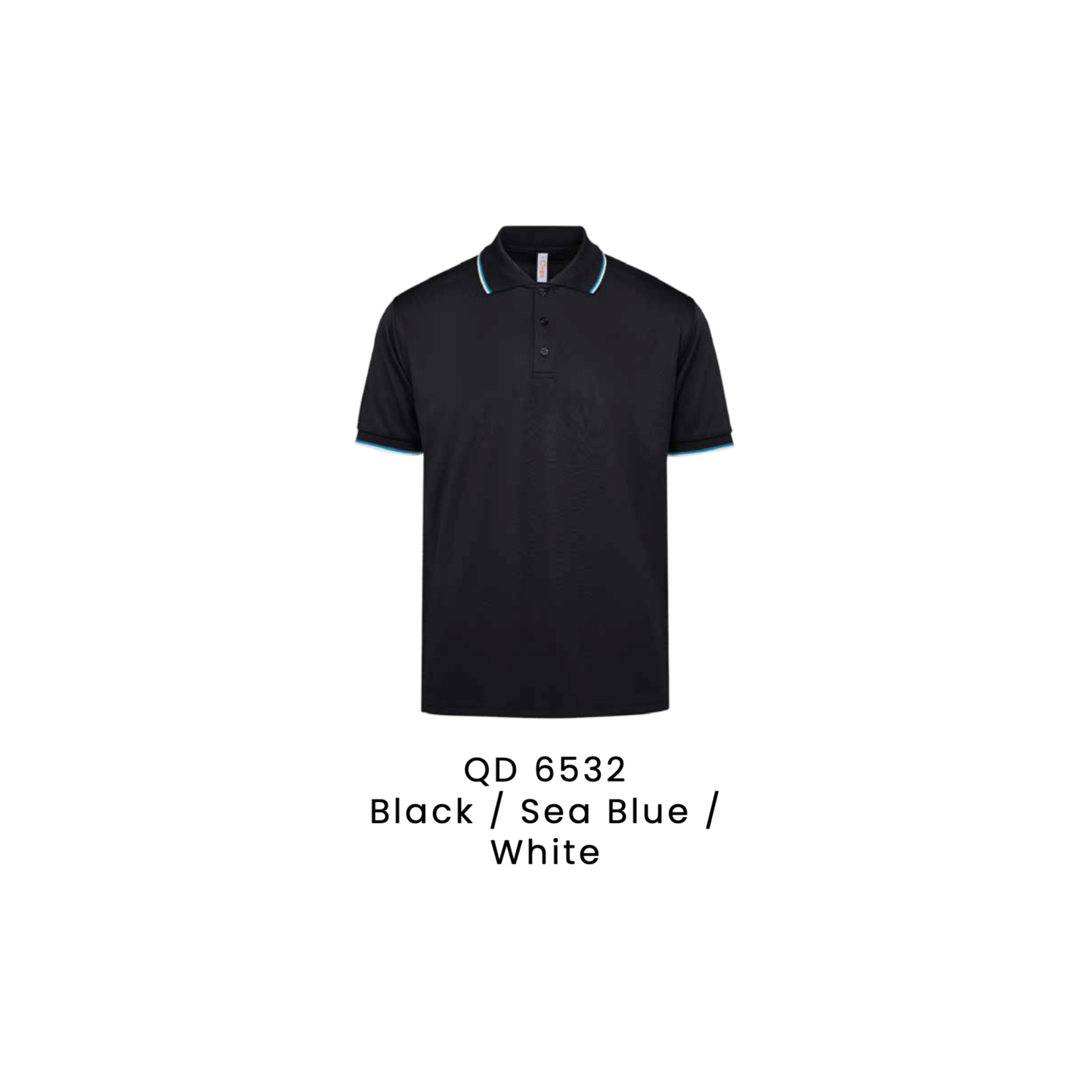 qd6532-polo-unisex-microfibre-tipped-collar-and-cuff-black-sea-blue-white