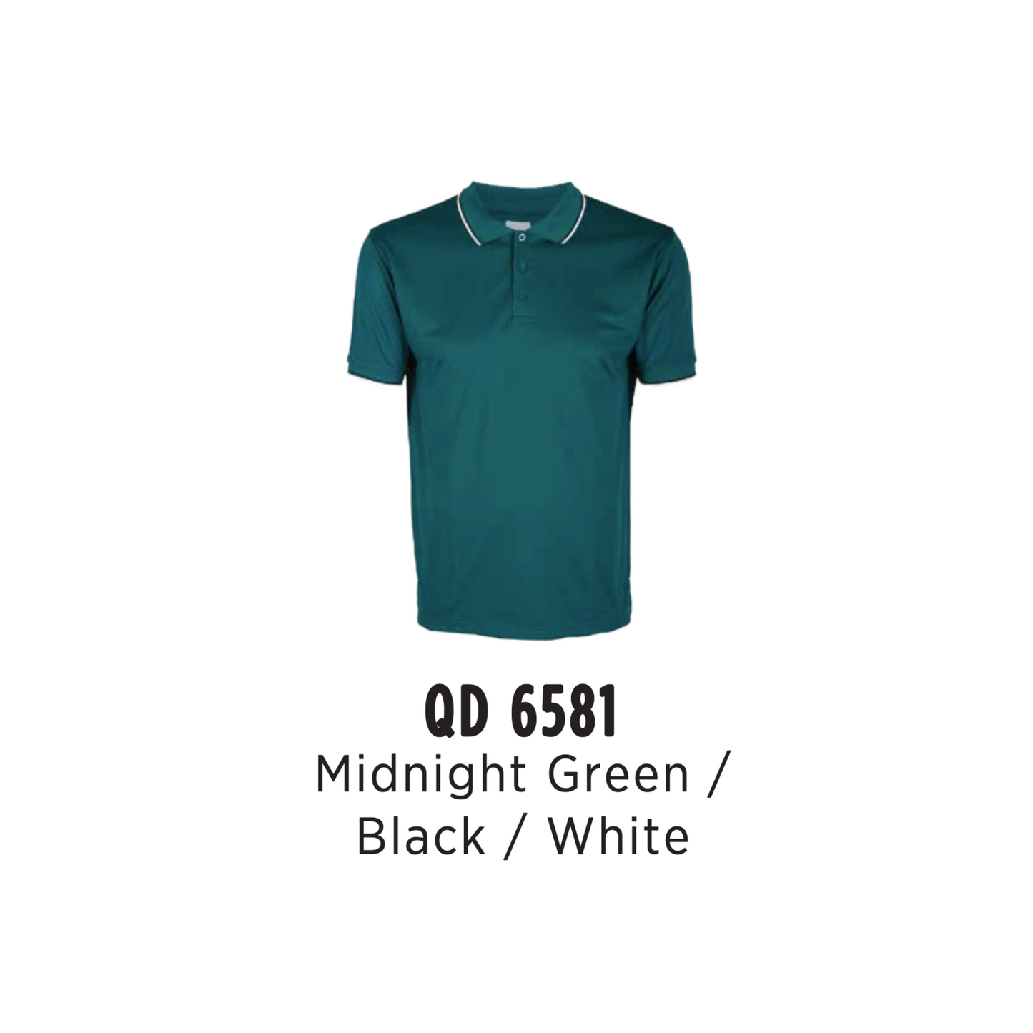 qd6581-custom-polo-unisex-microfibre-tipped-collar-and-cuff-midnight-green-black-white