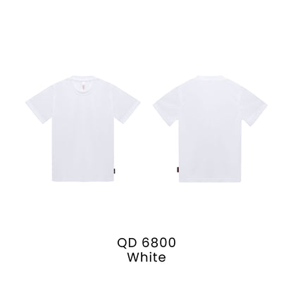 QD 6800 White - QD68 kids microfibre eyelet t-shirt in 160gsm