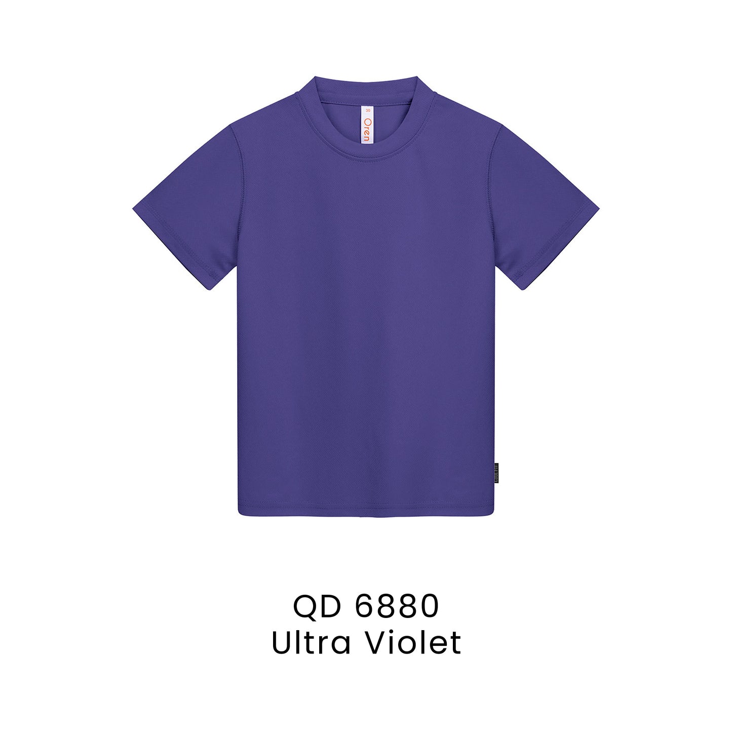 QD 6880 Ultra Violet - QD68 kids microfibre eyelet t-shirt in 160gsm