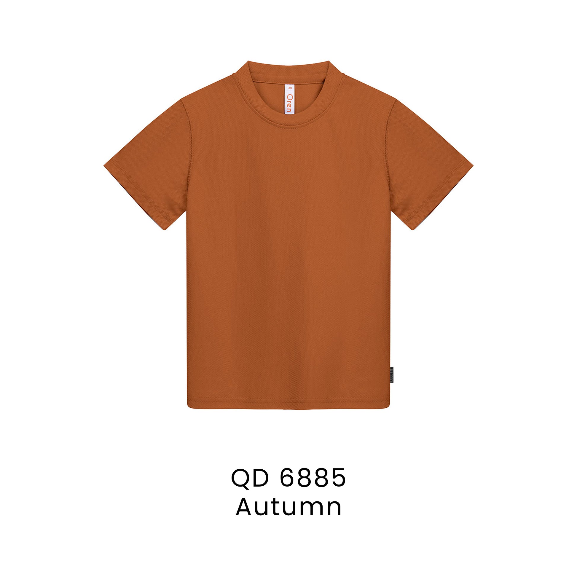 QD 6885 Autumn - QD68 kids microfibre eyelet t-shirt in 160gsm