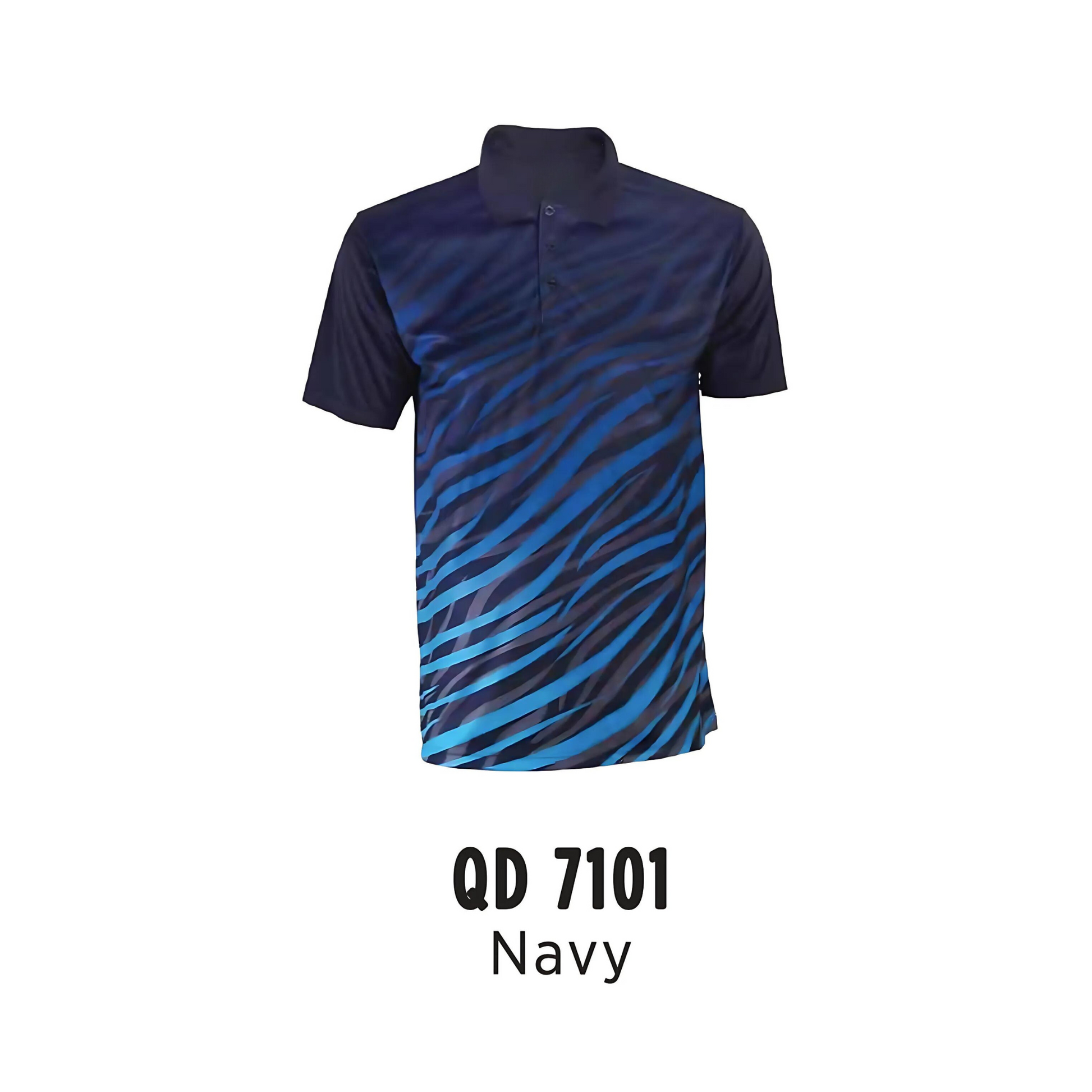 Polo | Sublimation | Unisex | 150gsm | Navy | QD7101