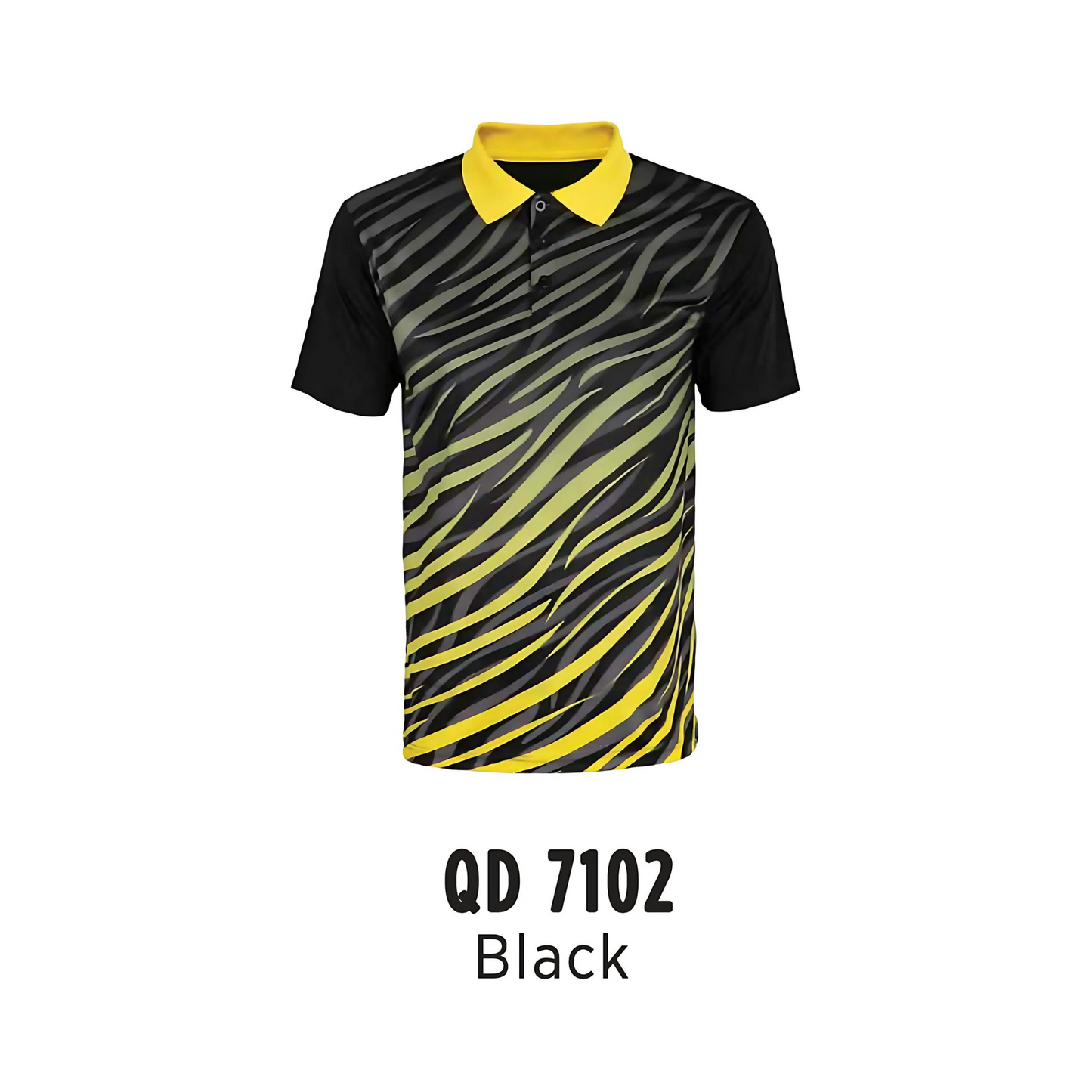 Polo | Sublimation | Unisex | 150gsm | Black | QD7102