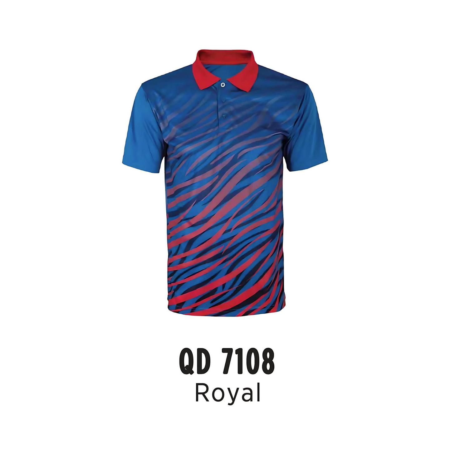 Polo | Sublimation | Unisex | 150gsm | Royal | QD7108