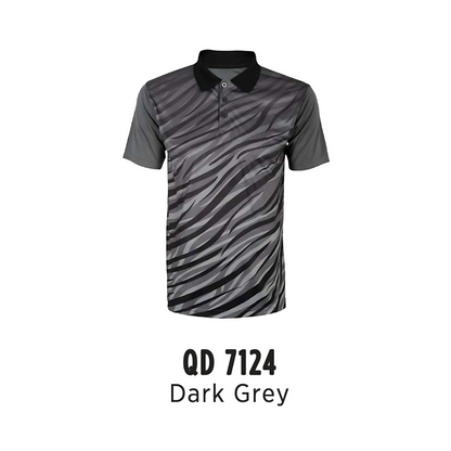 Polo | Sublimation | Unisex | 150gsm | Dark Grey | QD7124