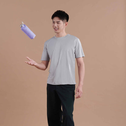 QD72 t-shirt worn by a model