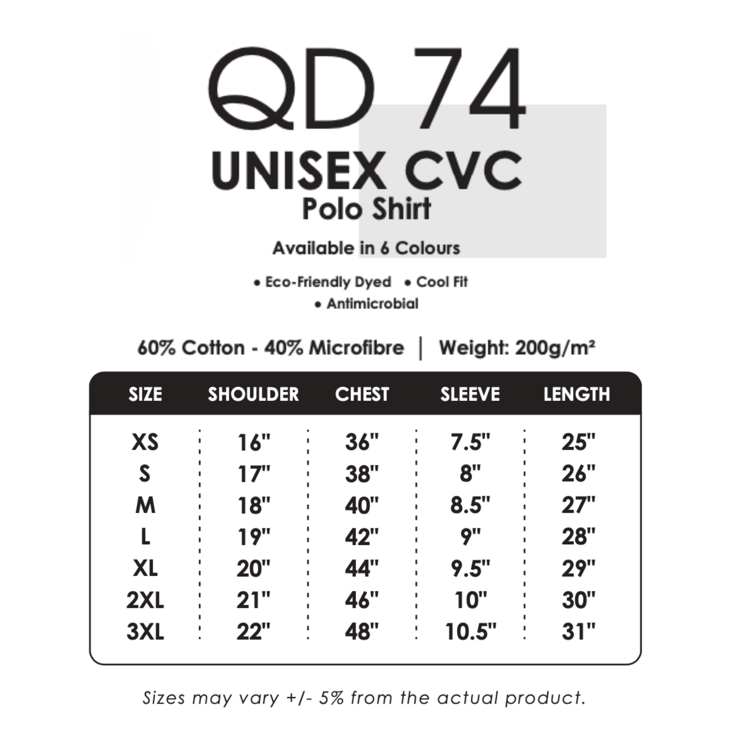 qd74-custom-polo-unisex-cvc-size-chart