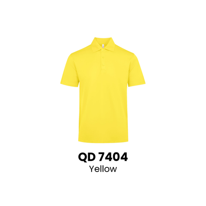 Polo Cool Fit Microfibre Unisex 200gsm | ARTIZTEE | QD 7404 Yellow
