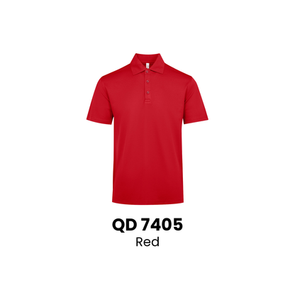 Polo Cool Fit Microfibre Unisex 200gsm | ARTIZTEE | QD 7405 Red