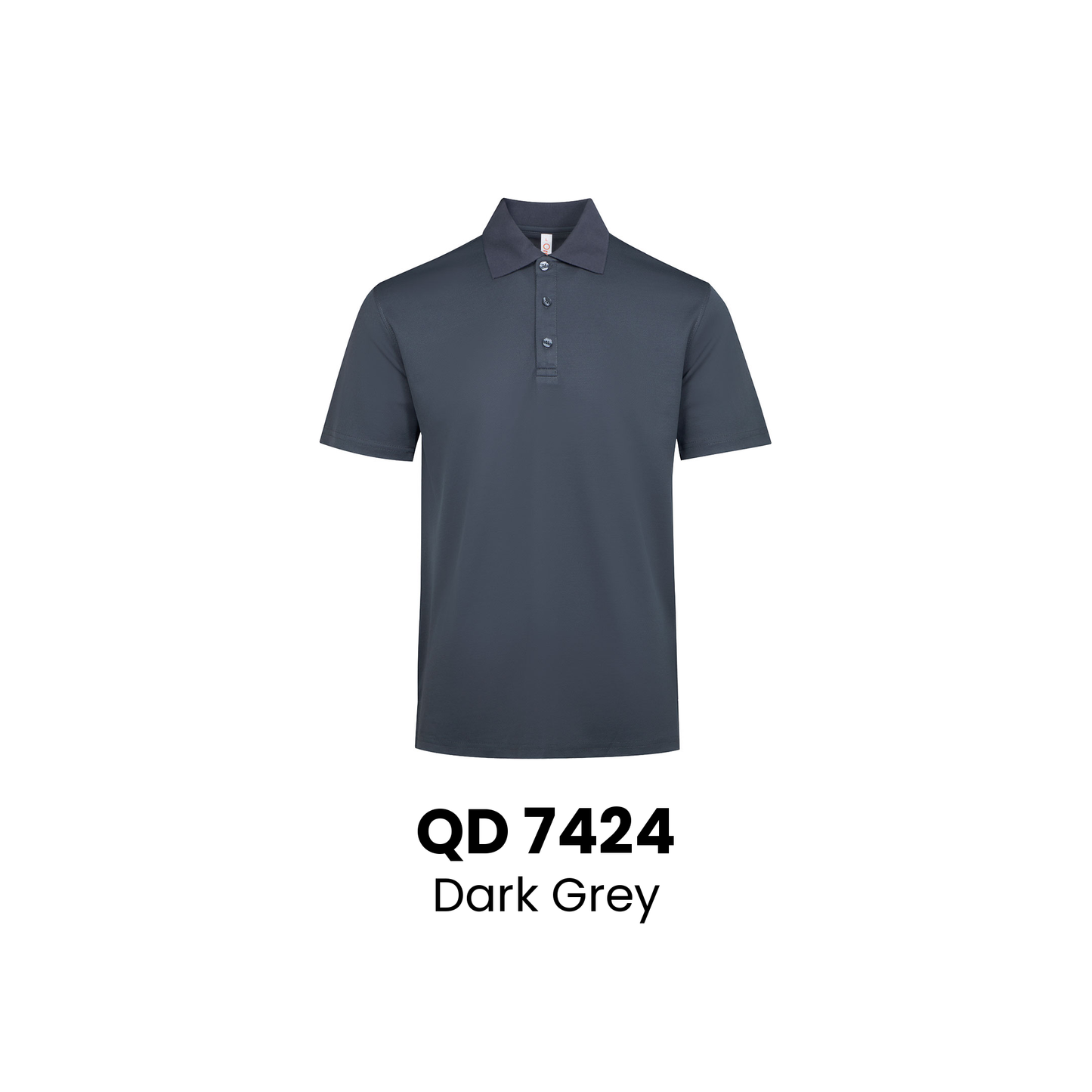 Polo Cool Fit Microfibre Unisex 200gsm | ARTIZTEE | QD 7424 Dark Grey