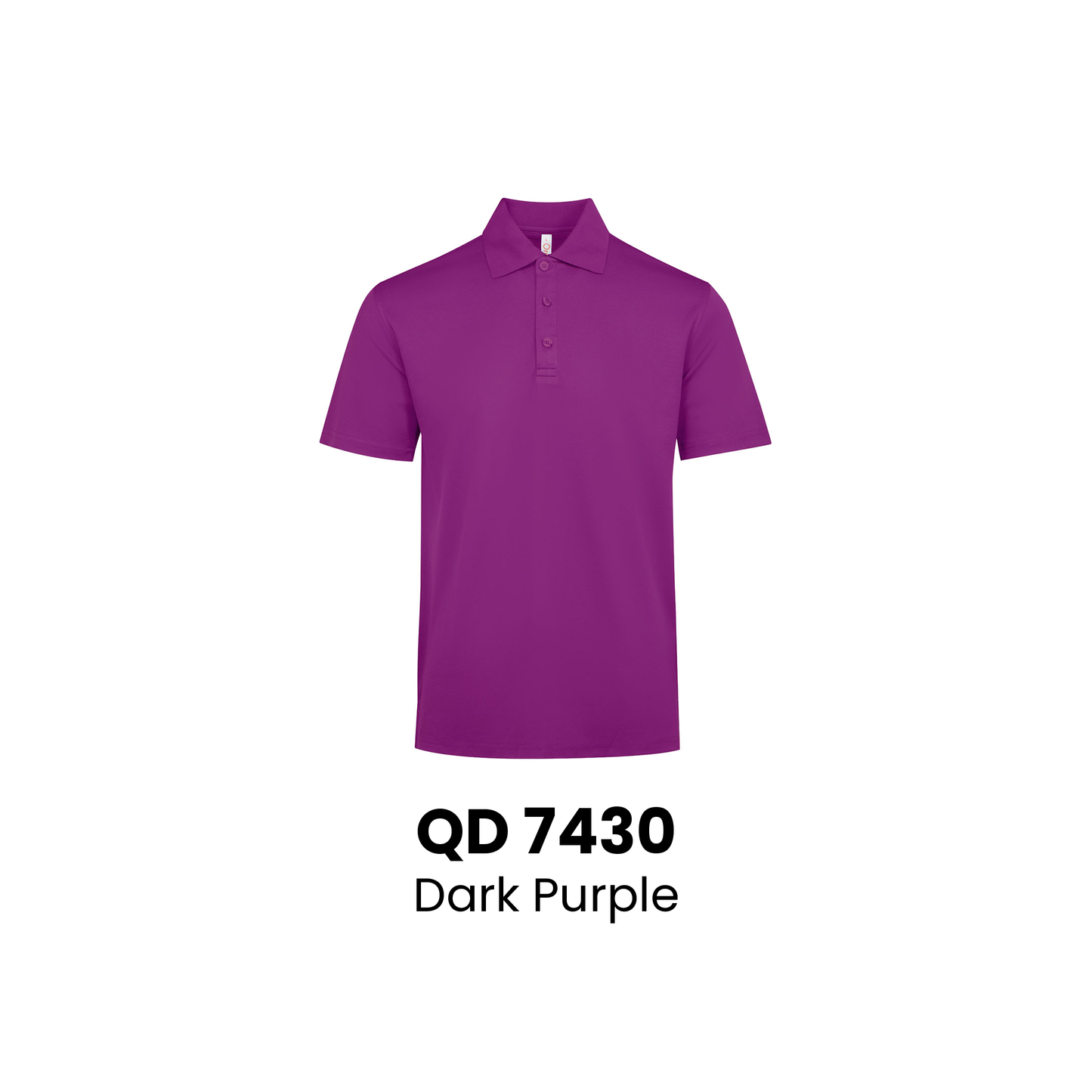 Polo Cool Fit Microfibre Unisex 200gsm | ARTIZTEE | QD 7430 Dark Purple