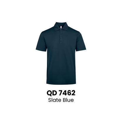 Polo Cool Fit Microfibre Unisex 200gsm | ARTIZTEE | QD 7462 Slate Blue