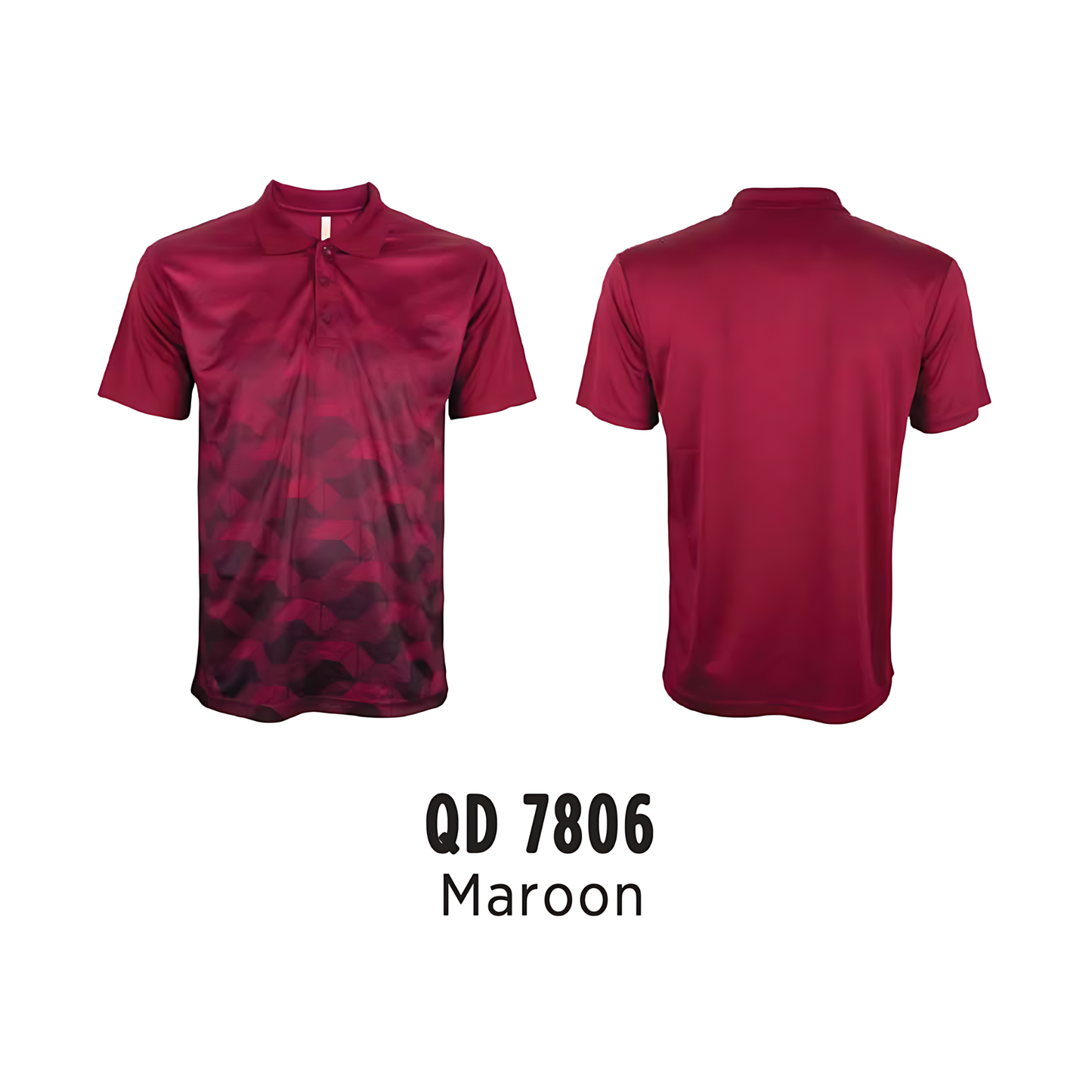 qd7806-custom-polo-unisex-sublimation-mini-eyelet-plain-maroon